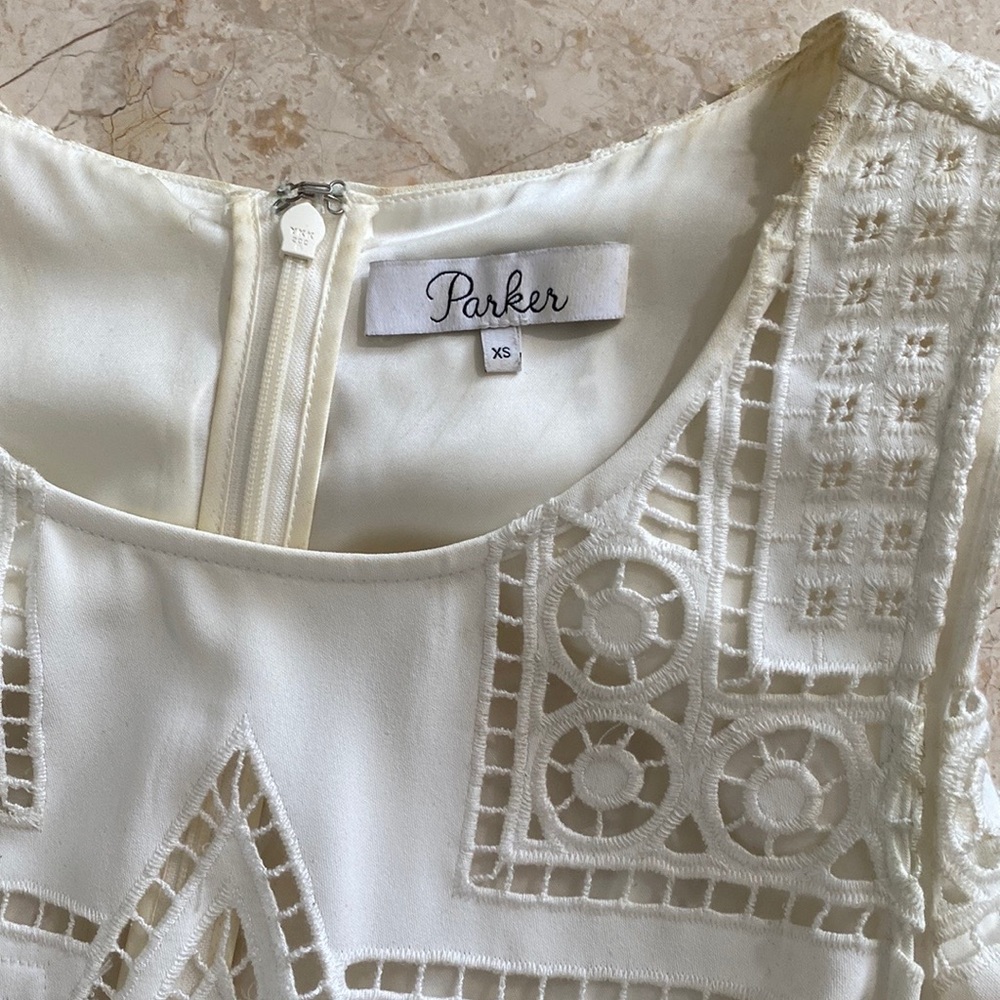 Parker Briana Sleeveless Overlay Romper - Picture 12 of 12